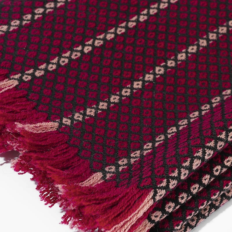 SKNSOFT Winter Wool Plaid Scarf for Men,Women Fashion Tartan Wrap Checkered Scarves - Image 3